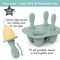 Silicone Baby Popsicle Mold – Petite Teether Pops, BPA-Free and Dishwasher Safe, Ideal for 4 Months+, in Sage Green